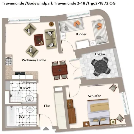Godewindpark Travemünde Godewindpark Travemünde 2-18 Apartment